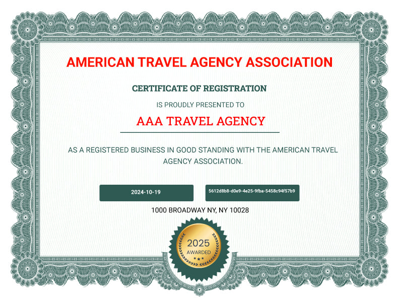 American Travel Agency Association Registration