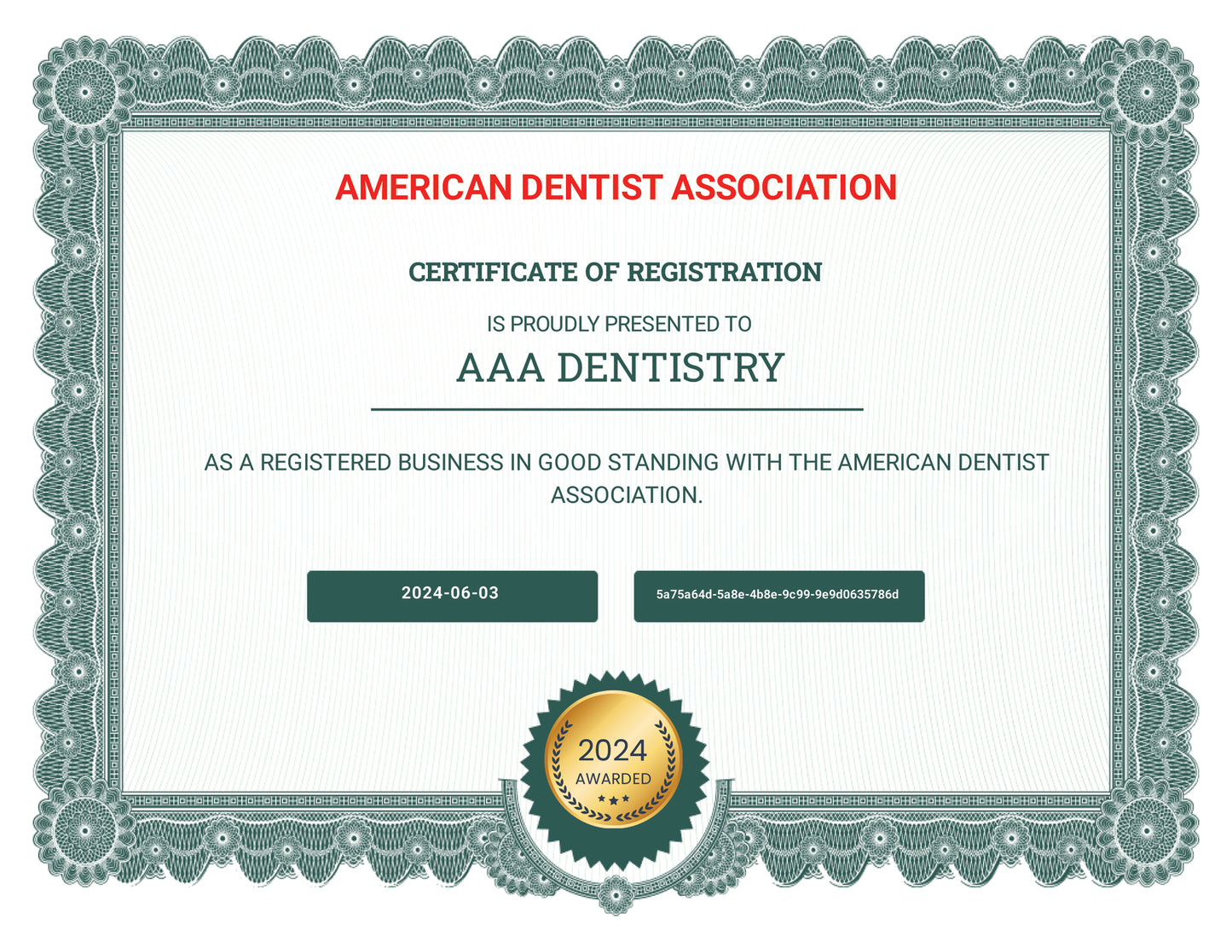 American Dentist Association