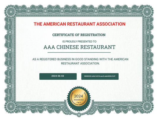 The American Restaurant Association