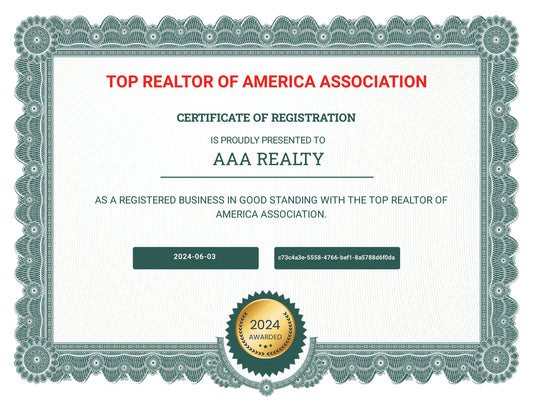 Top Realtor Of America Association